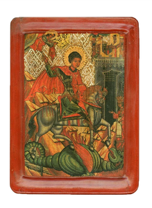 Icon "St. George the Dragonslayer" (XVI cent.) - Christian Icons