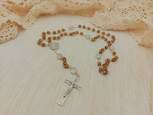 Rosary with Relics of Padre Pio, Crystals - Christian Icons