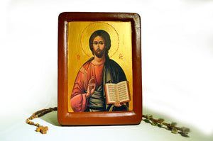 Icon “Christ Pantocrator” by  iconographer Juvenal Mokritsky - Christian Icons