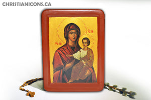 Icon “Virgin Hodegetria” or “Our Lady of the Way” - iconographer Juvenal Mokritsky - Christian Icons