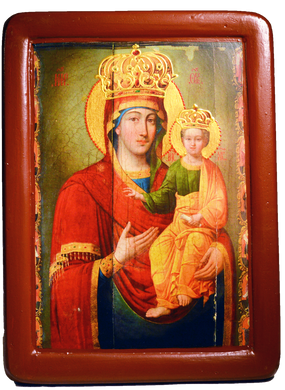 Icon “Virgin Hodegetria with praise ”(XVIII cent.) - Christian Icons