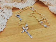 Rosary with The Soil of Jerusalem, Crystals - Christian Icons
