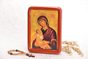 Icon “Mother of God - Nursing the Child” - Christian Icons