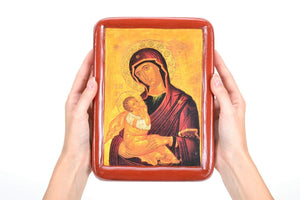 Icon “Mother of God - Nursing the Child” - Christian Icons