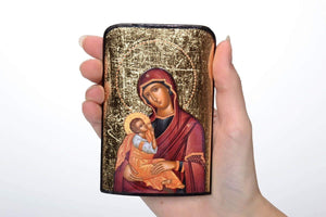 Traveling Icon "Mother of God - Nursing the Child" - Christian Icons