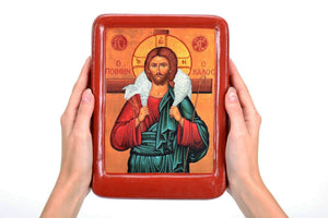 Icon Jesus Christ "The Good Shepherd" - Christian Icons