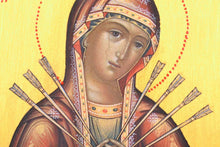 Icon “Virgin of Sorrows - Seven Arrows” - Christian Icons