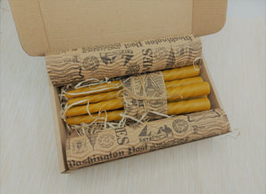 Pure Beeswax Twisted Taper Candles - Christian Icons