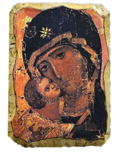 Fresco "Our Lady of Vladimir” - Christian Icons