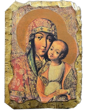 Fresco “Our Lady of Tenderness” - Christian Icons