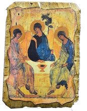 Fresco “Holy Trinity” Rublev - Christian Icons