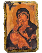 Fresco "Theotokos of Vladimir" - Christian Icons