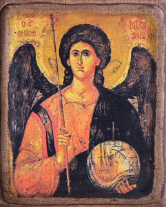 Handmade Icon “Archangel Michael", Guardian Angel icon - Christian Icons