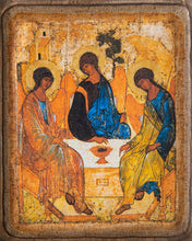 Handmade Icon "The Holy Trinity", Andrei Rublev - Christian Icons