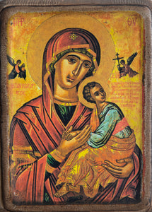 Handmade Icon "Our Lady of Perpetual Help" - Christian Icons