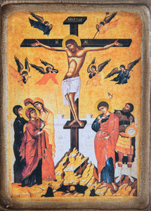 Handmade Icon “Jesus Christ Crucifix" - Christian Icons