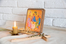 Handmade Icon "The Holy Trinity" - Christian Icons