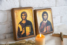 Handmade Icon "Icon Christ Pantocrator" - Christian Icons