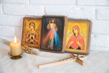 Handmade Icon "The Holy Virgin of Seven Arrows" - Christian Icons