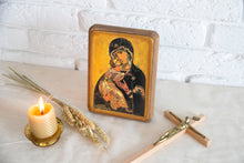 Handmade Icon "Our Lady Theotokos of Vladimir" - Christian Icons