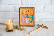 Handmade Icon "The Holy Trinity" - Christian Icons